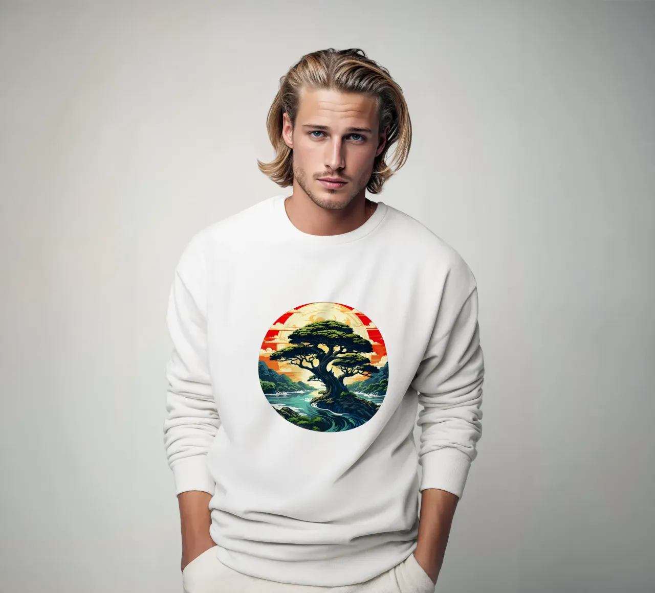 Albero della vita colorato felpa da Spiritual Touch