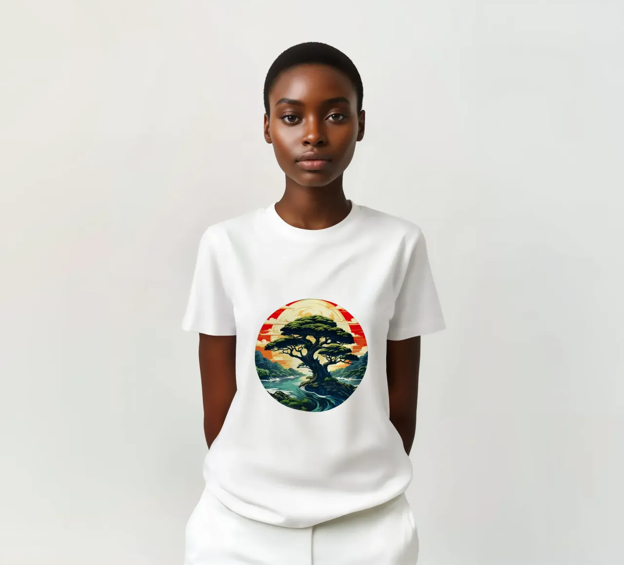 Albero della vita colorato t-shirt da Spiritual Touch