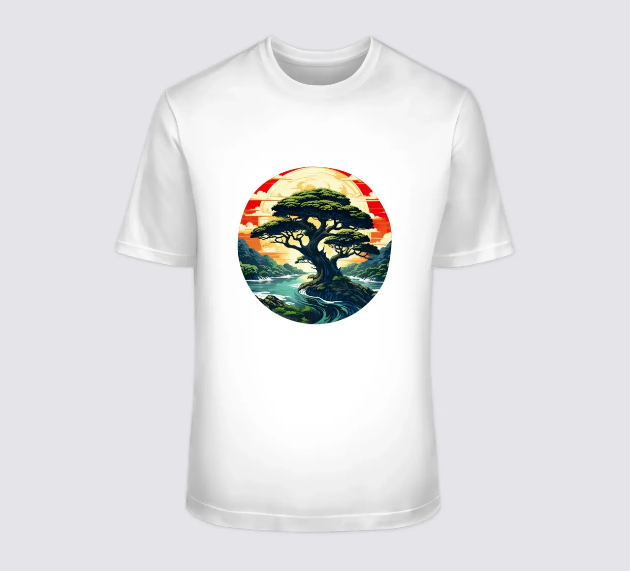 Albero della vita colorato t-shirt da Spiritual Touch