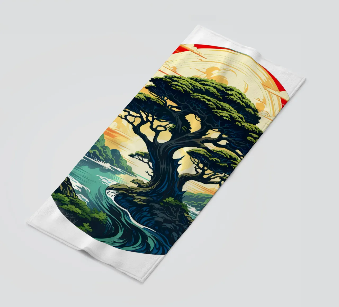 Albero della vita colorato telo mare da Spiritual Touch