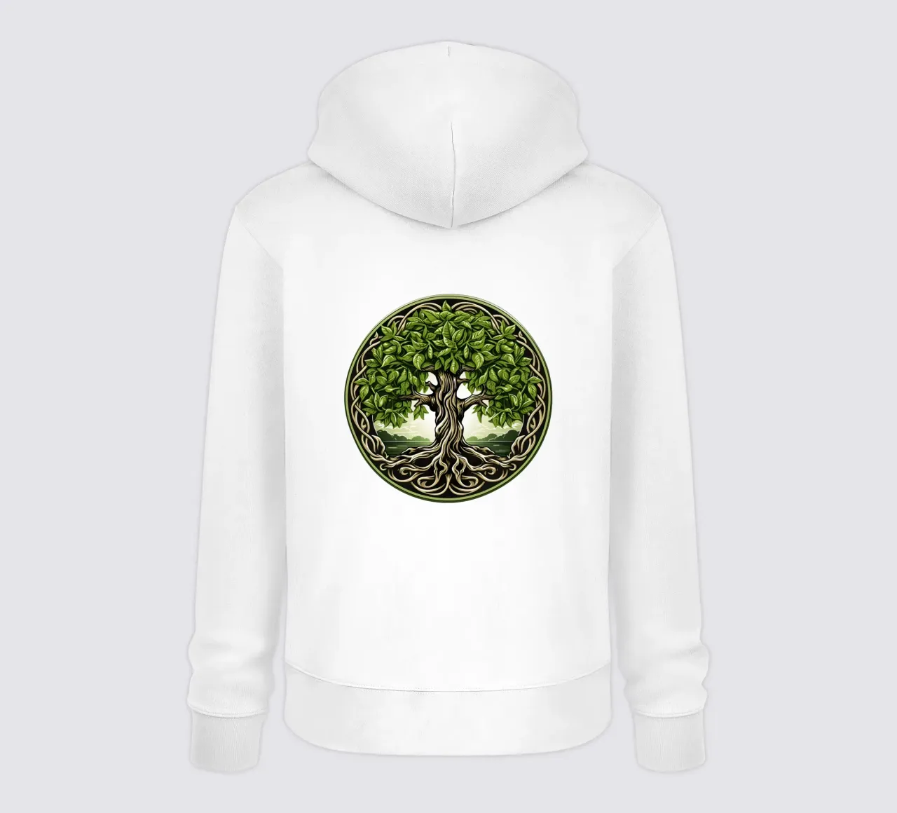 Albero della vita colorato felpa con cappuccio da Spiritual Touch