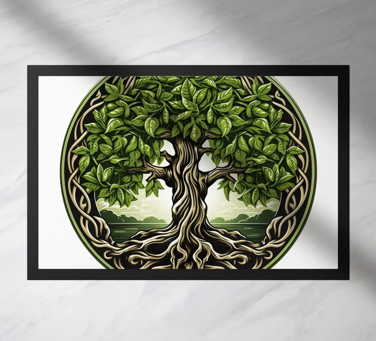 Albero della vita colorato zerbino da Spiritual Touch