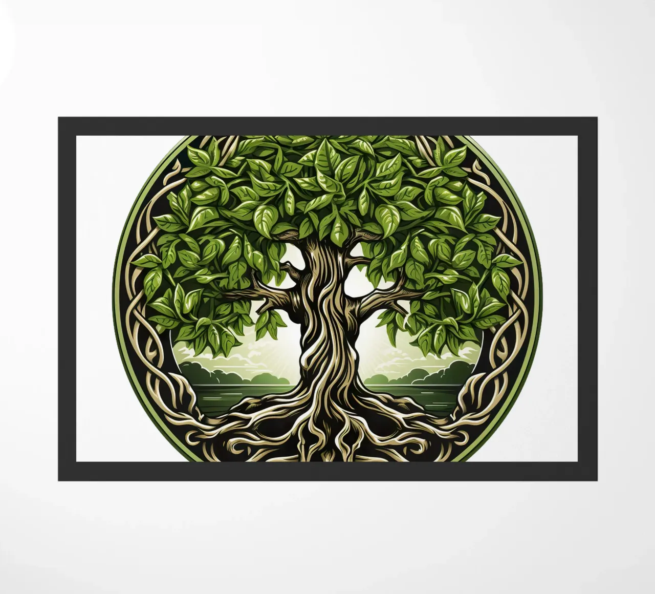 Albero della vita colorato zerbino da Spiritual Touch