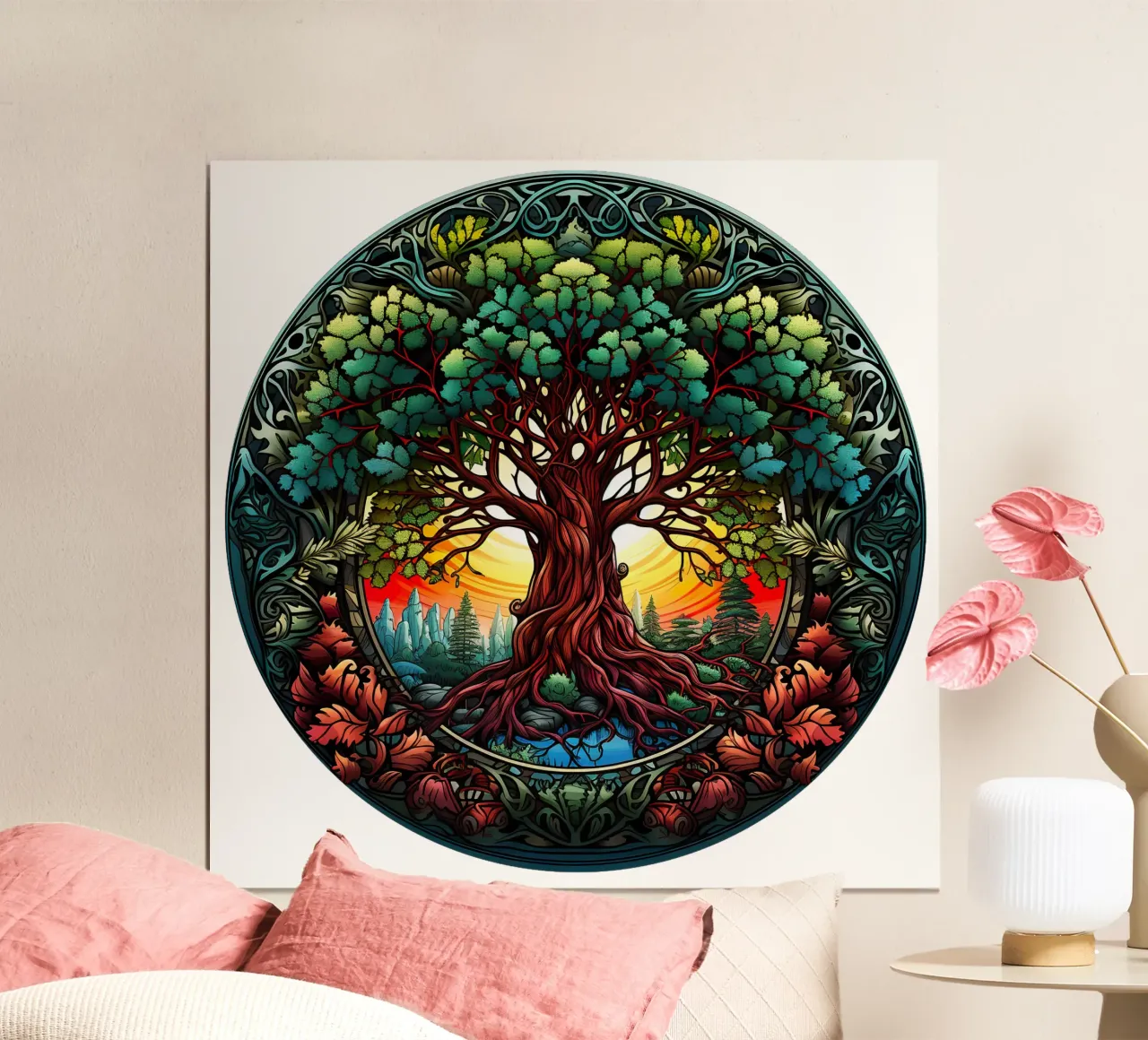 Albero della vita colorato carta hahnemühle da Spiritual Touch