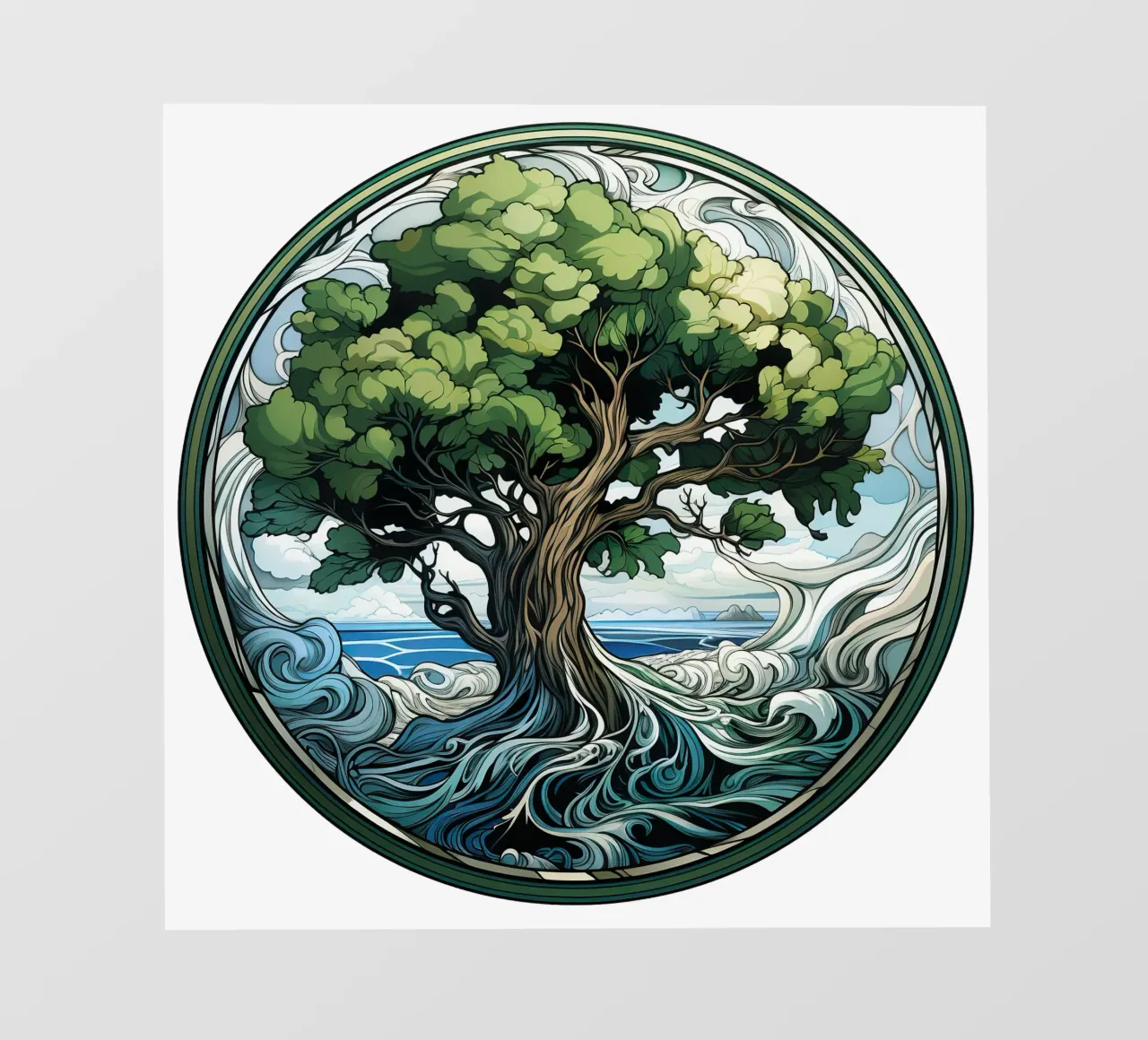 Albero della vita colorato telo in pvc da Spiritual Touch