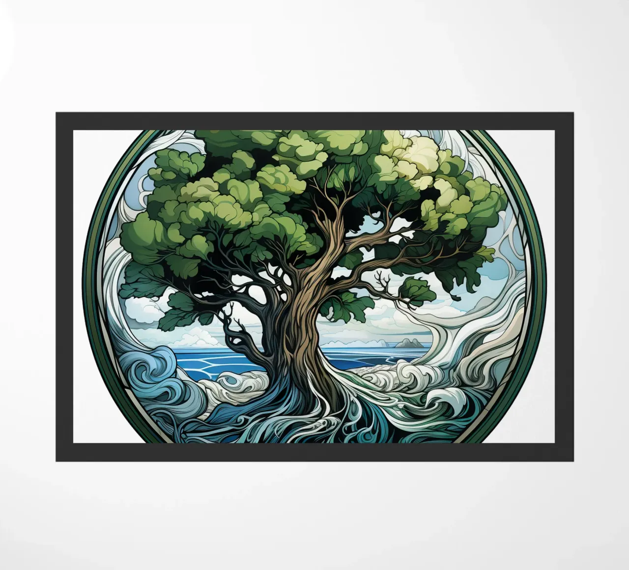 Albero della vita colorato zerbino da Spiritual Touch