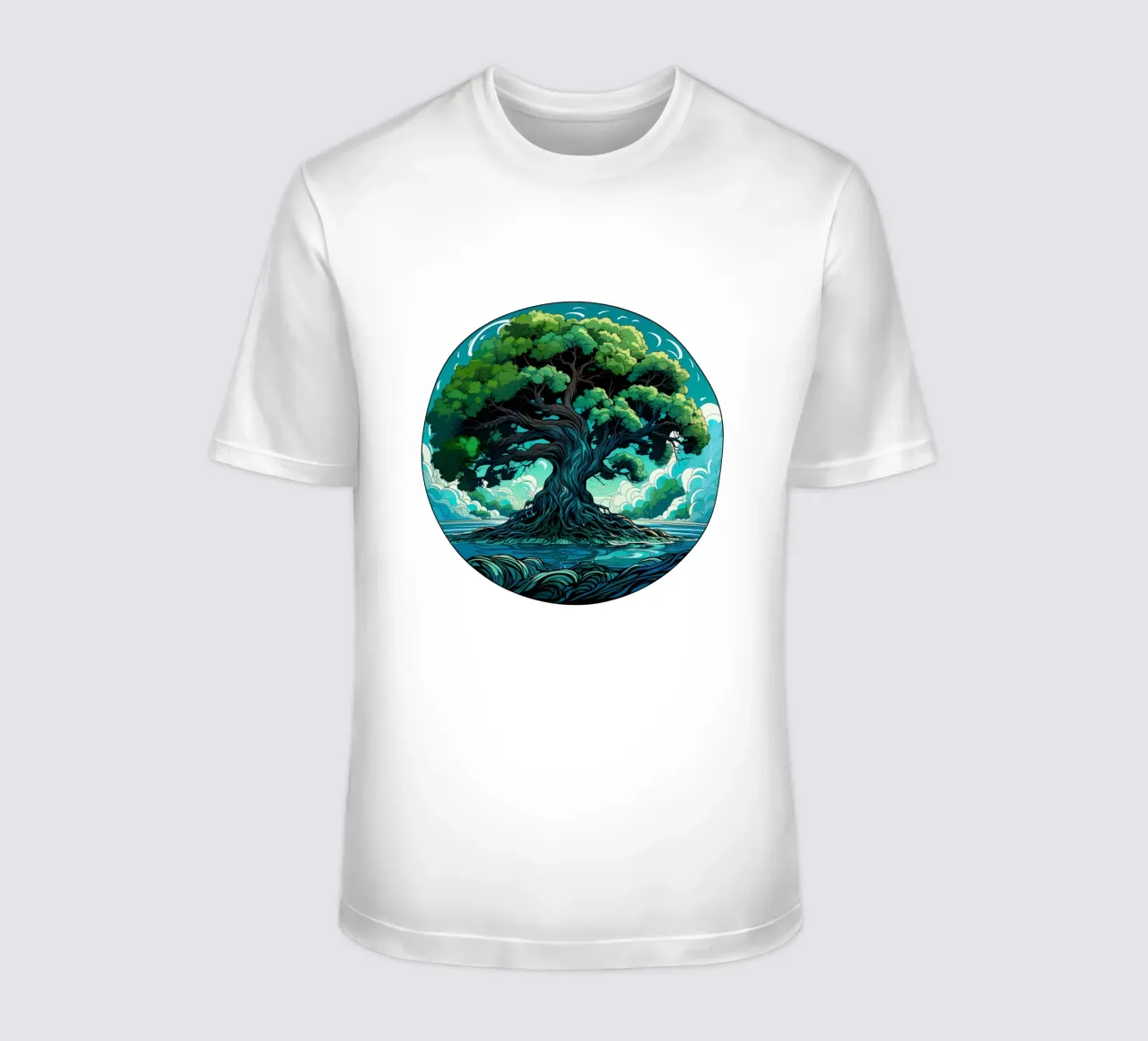Albero della vita colorato t-shirt da Spiritual Touch