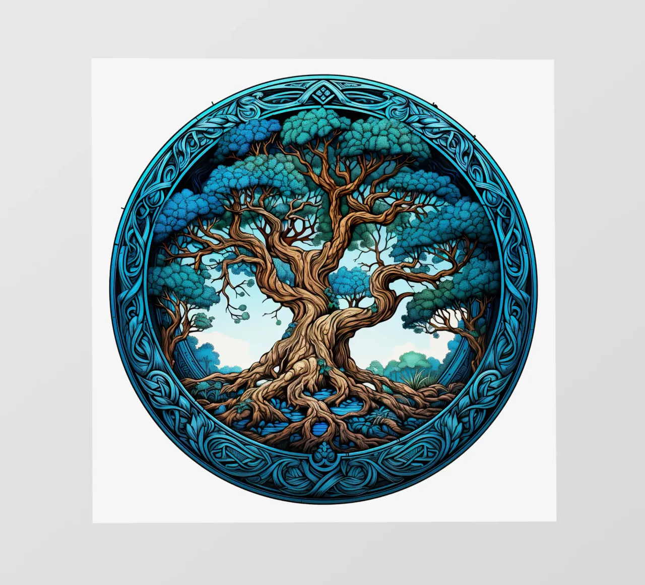 Colorful Tree of Life photo wallpaper by Spiritual Touch