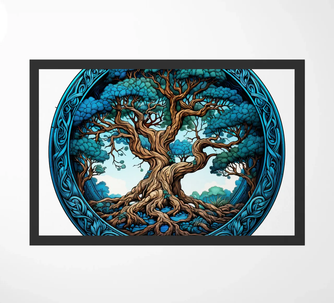 Albero della vita colorato zerbino da Spiritual Touch