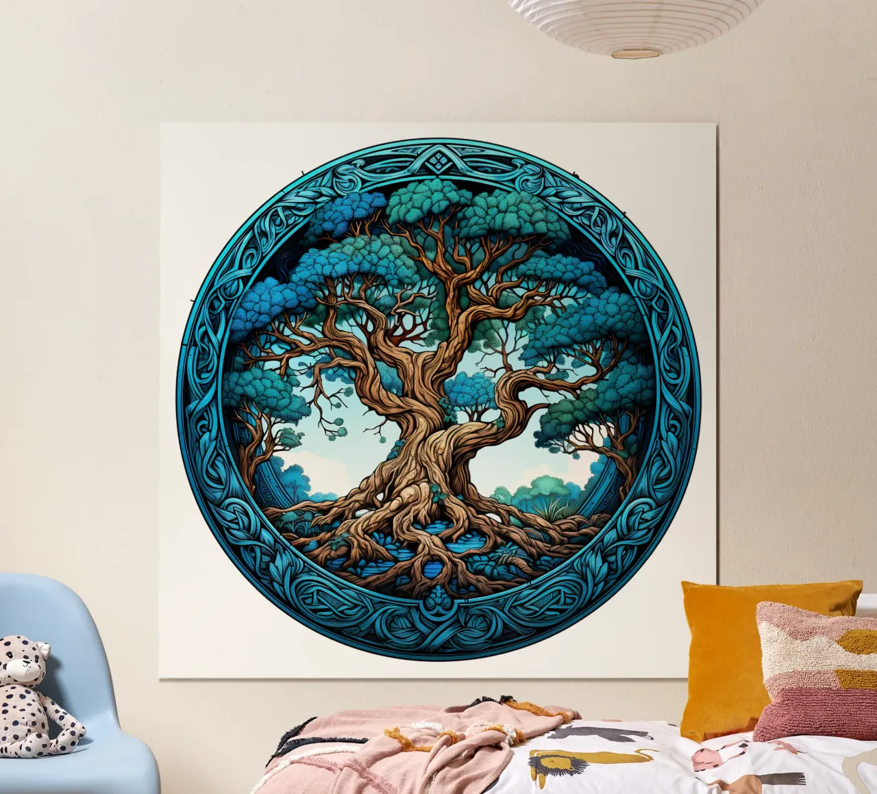 Albero della vita colorato poster da Spiritual Touch