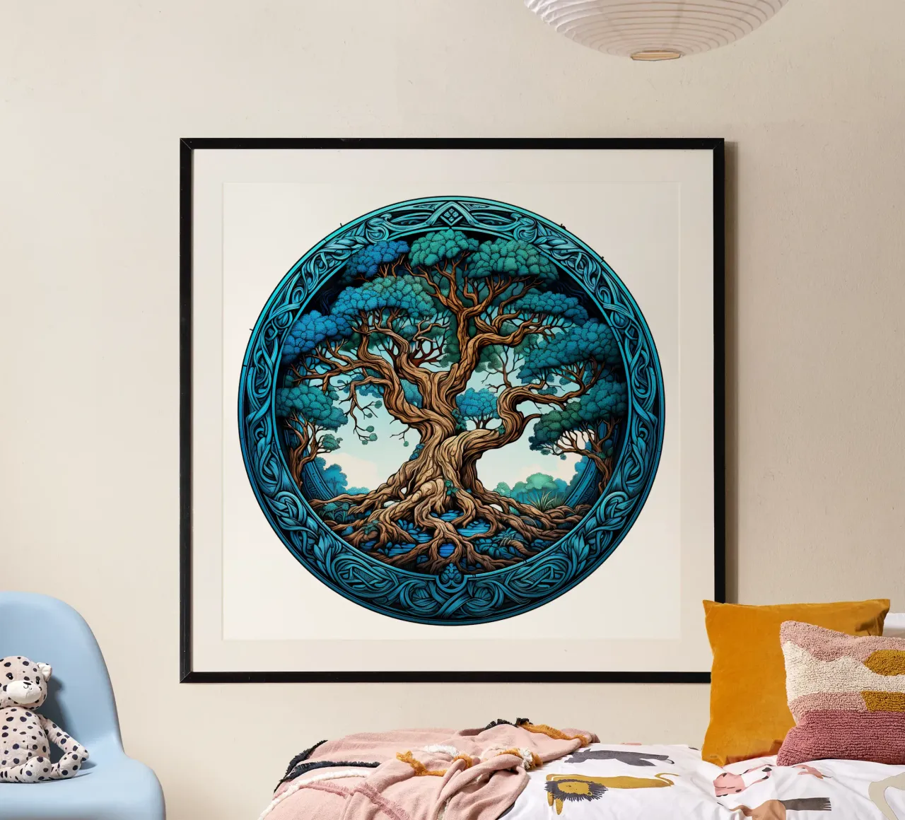 Albero della vita colorato poster da Spiritual Touch