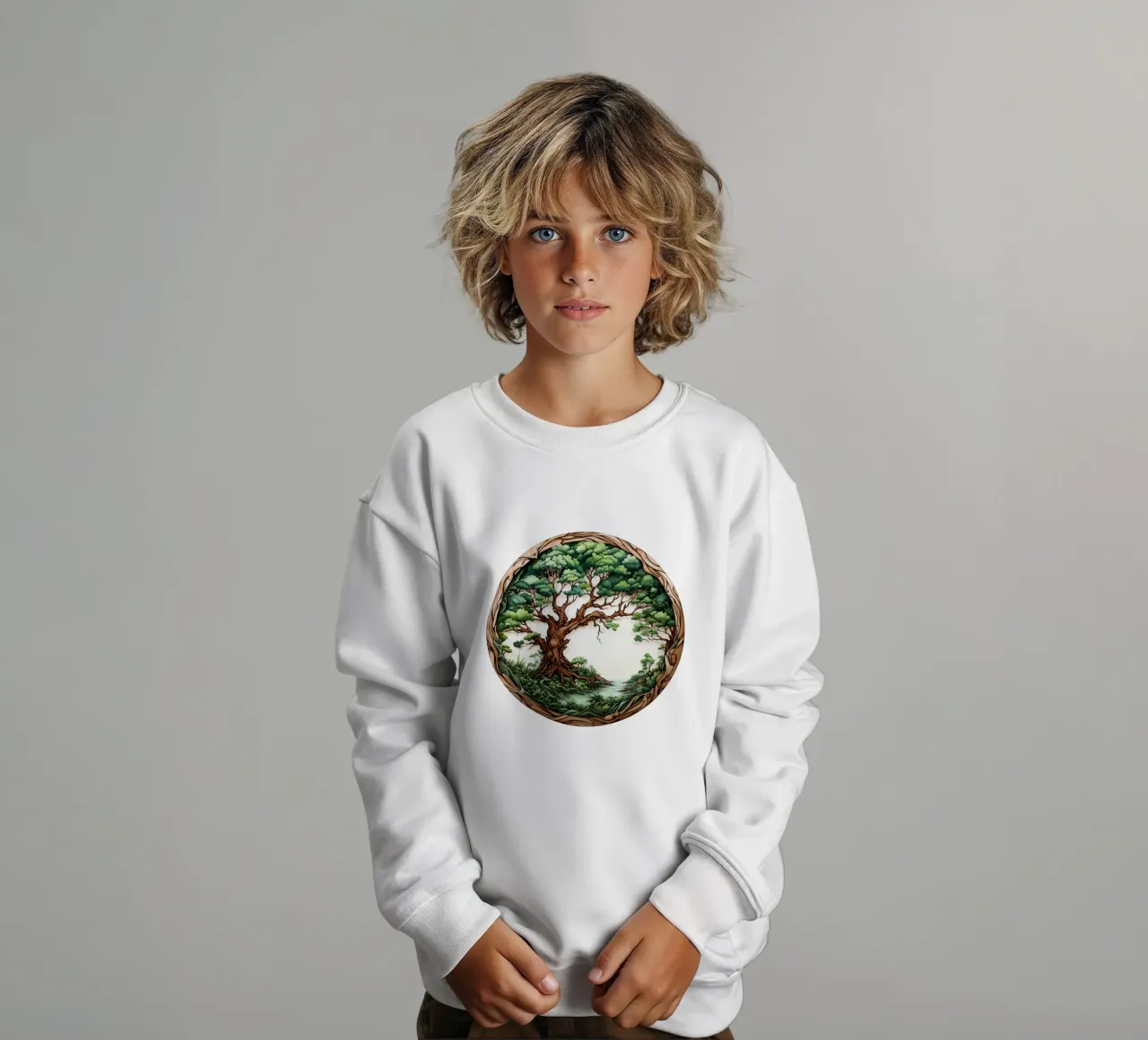 Albero della vita colorato felpa bambino da Spiritual Touch