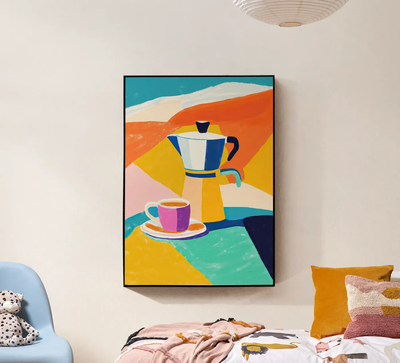 Colourful coffee plexiglass da Nikis Art Studio