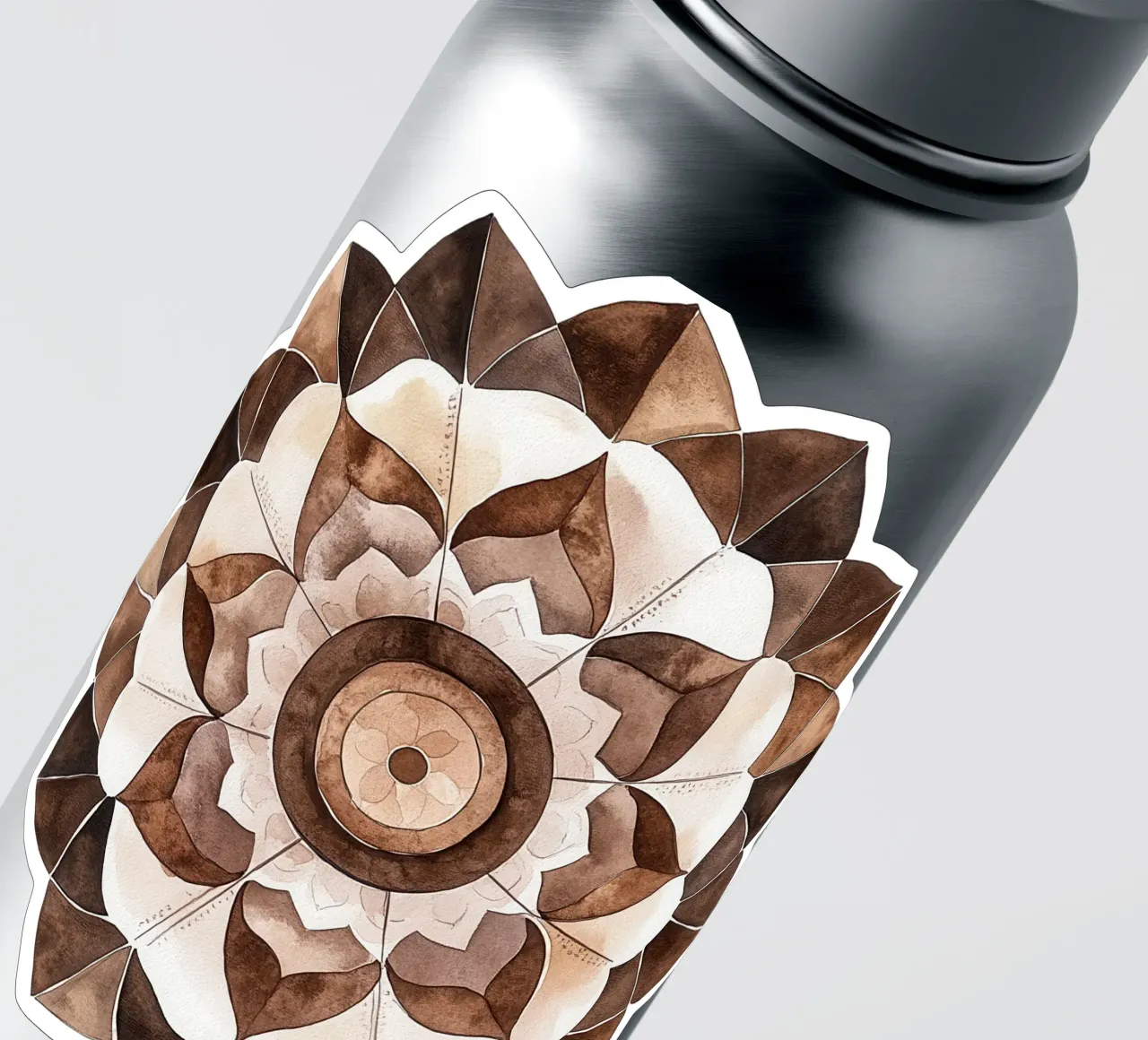 Watercolour Mocha Mandala sticker by Spiritual Touch