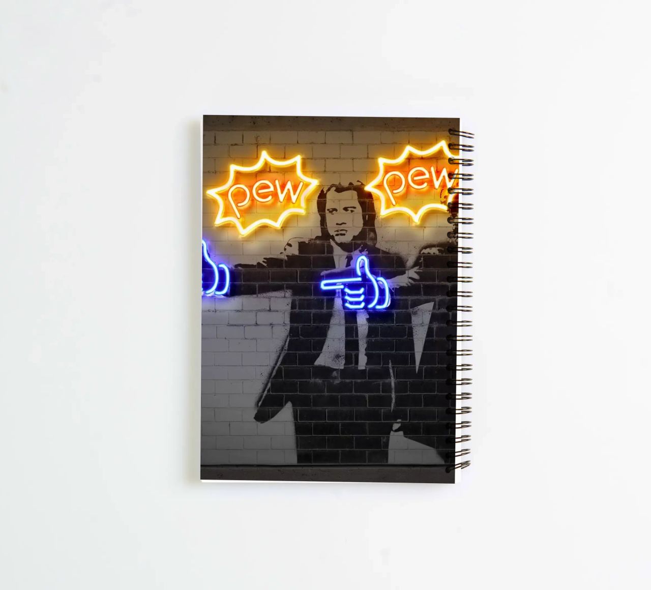 Pew Pew spiral notebook by Octavian