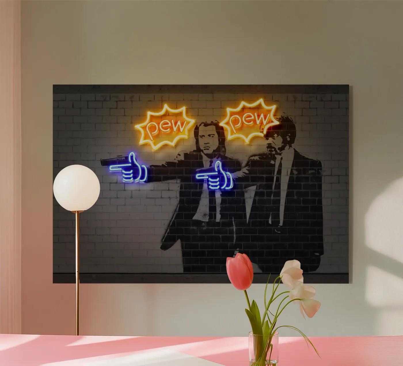 Pew Pew plexiglas de Octavian