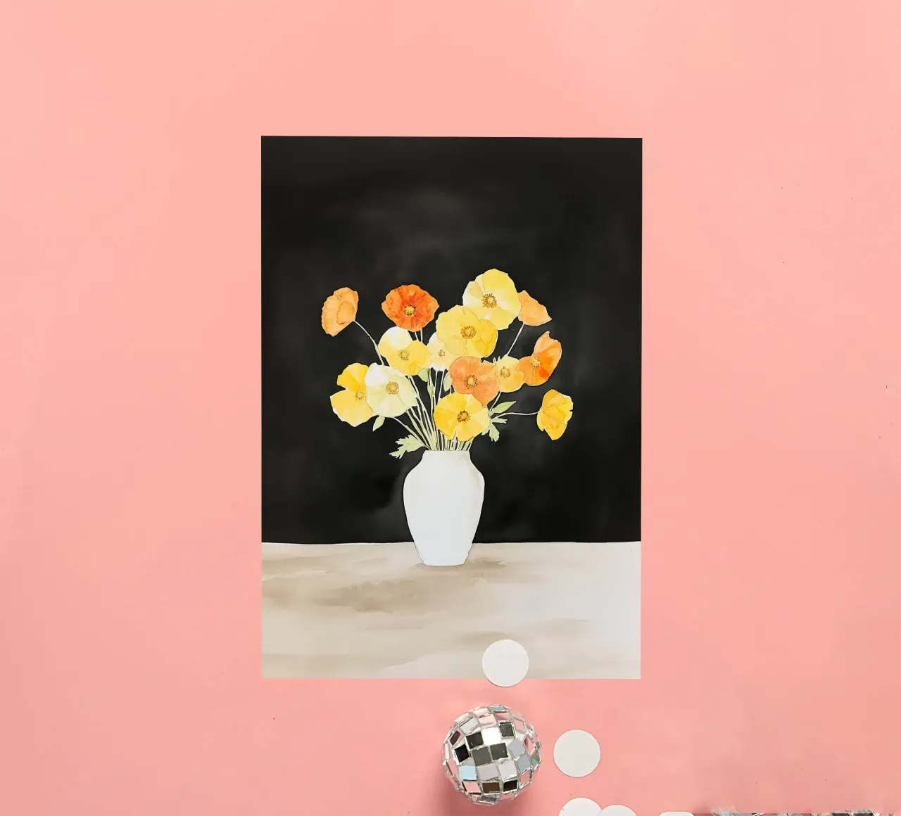 Poppies watercolour sticker by Nikis Art Studio