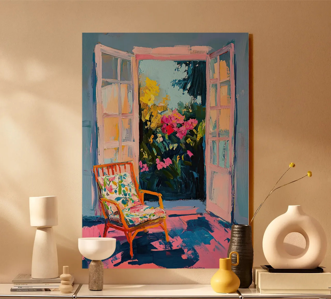 Gioia impressionistica plexiglass da Nikis Art Studio