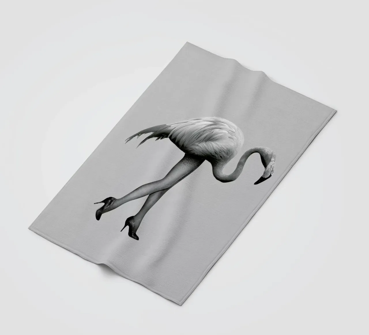 Flamingo-go Girl coperta in pile da Chris Wharton