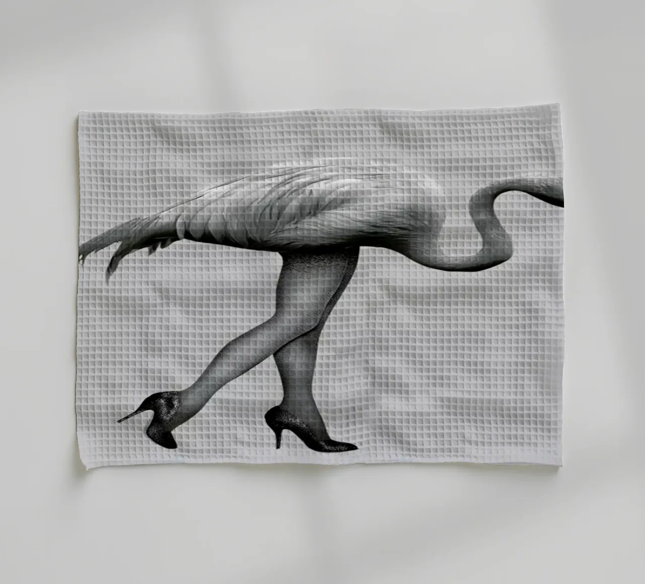 Flamingo-go Girl canovaccio da cucina da Chris Wharton