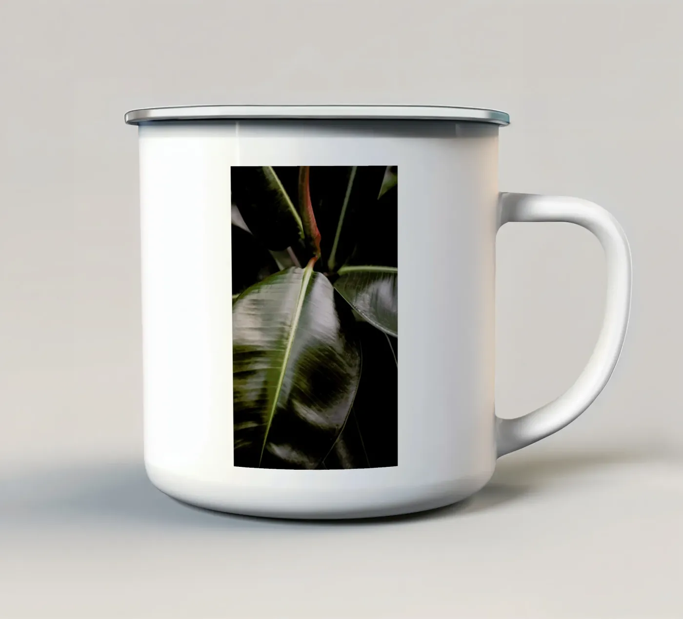 Ficus Bubu enamel mug by Shot By Clint