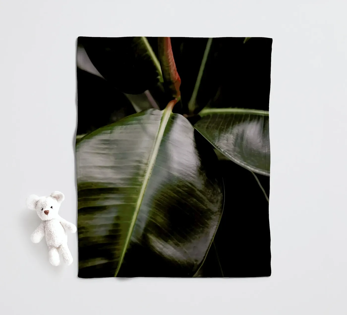 Ficus Bubu fleecedeken van Shot By Clint