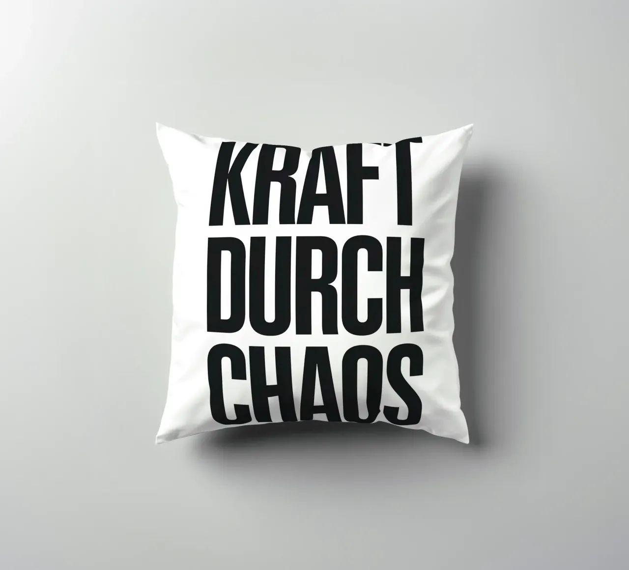 Kraft Durch Chaos cuscino da Hey Vincent
