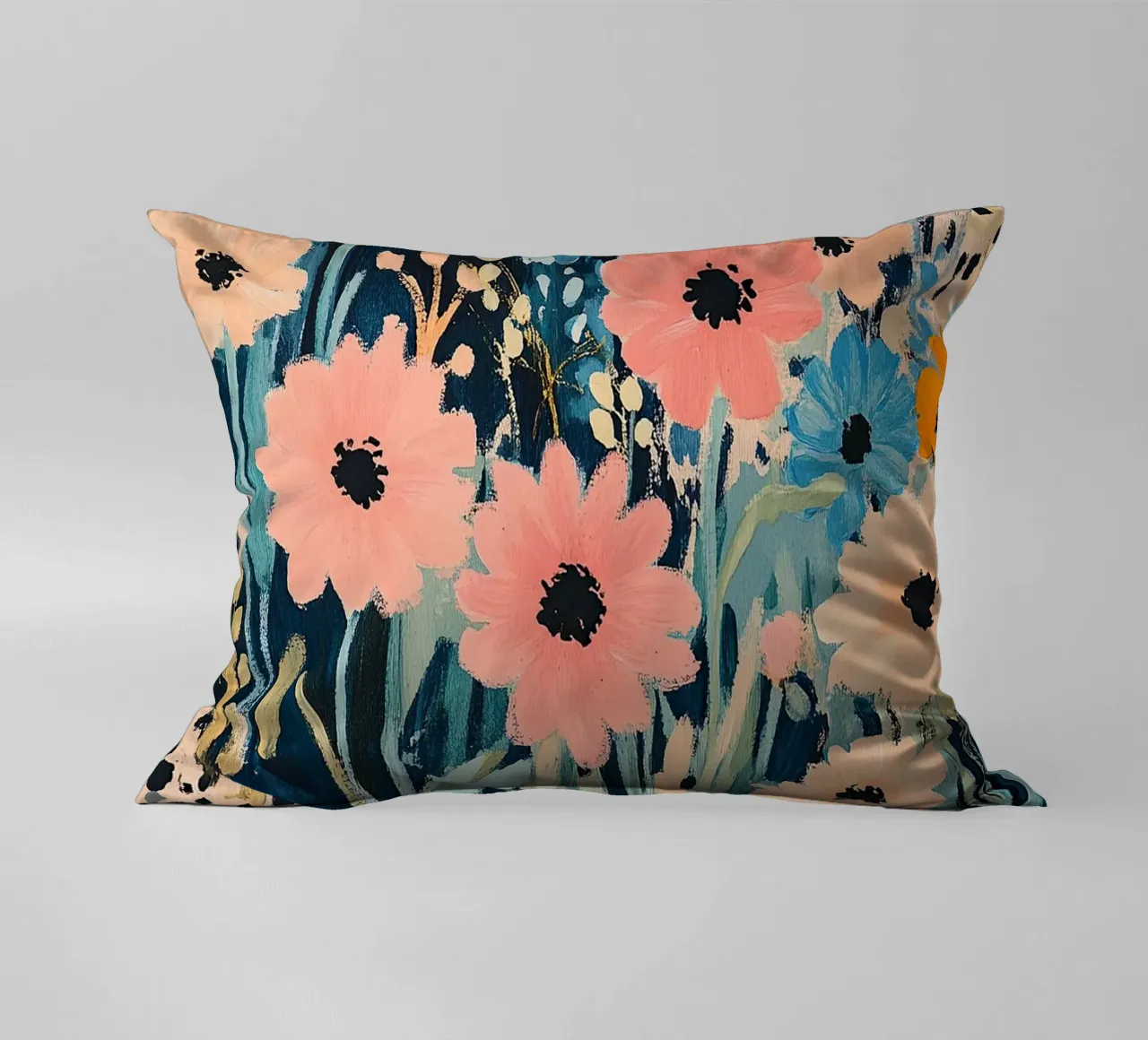 Fiori di leopardo cuscino da Nikis Art Studio