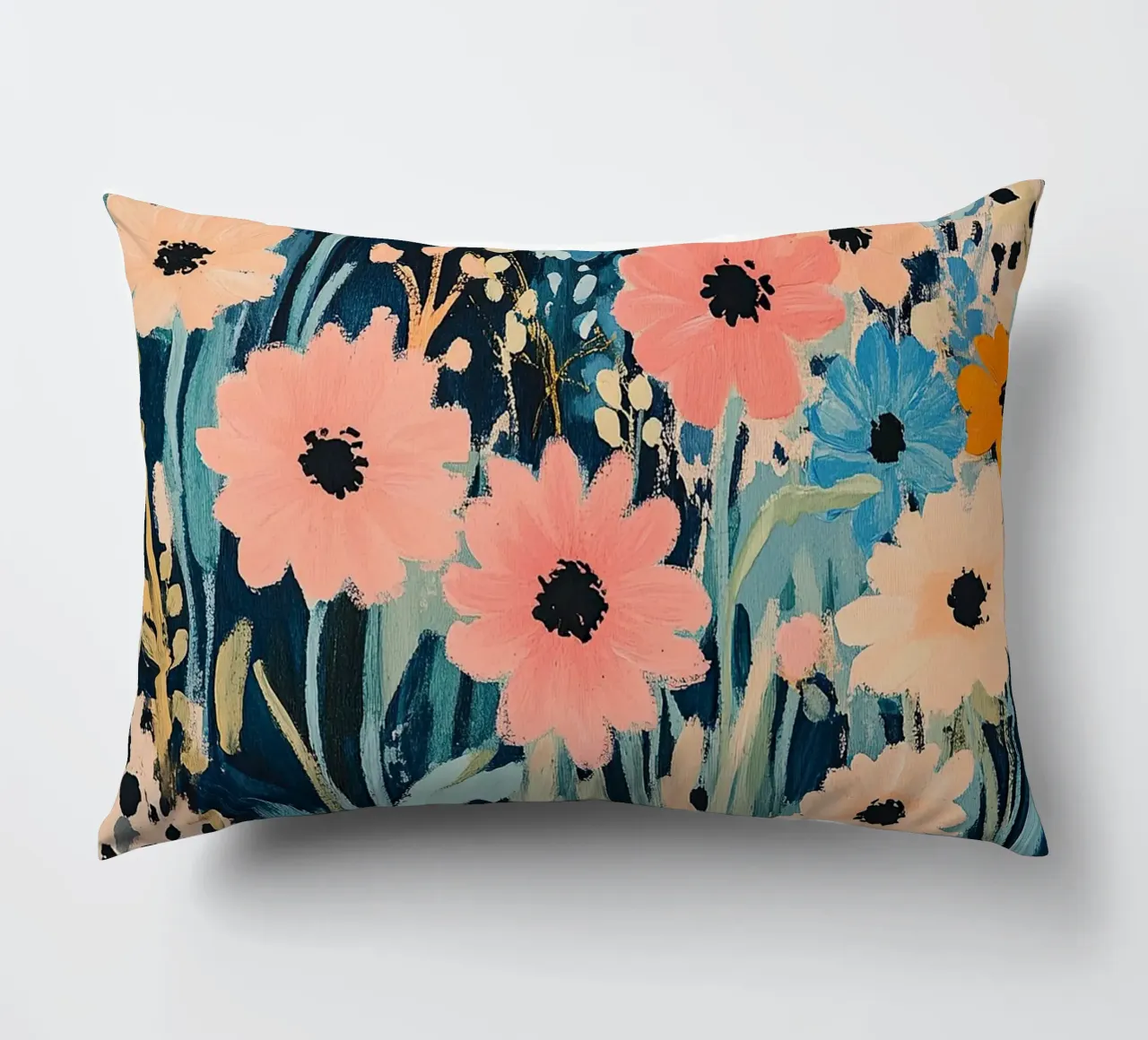 Fiori di leopardo cuscino da Nikis Art Studio