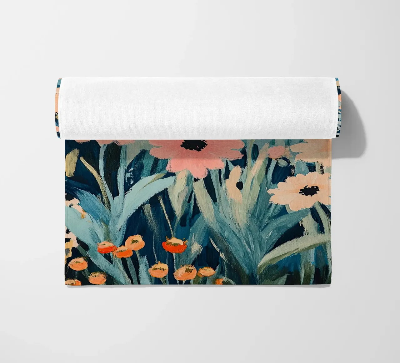 Fiori di leopardo telo mare da Nikis Art Studio