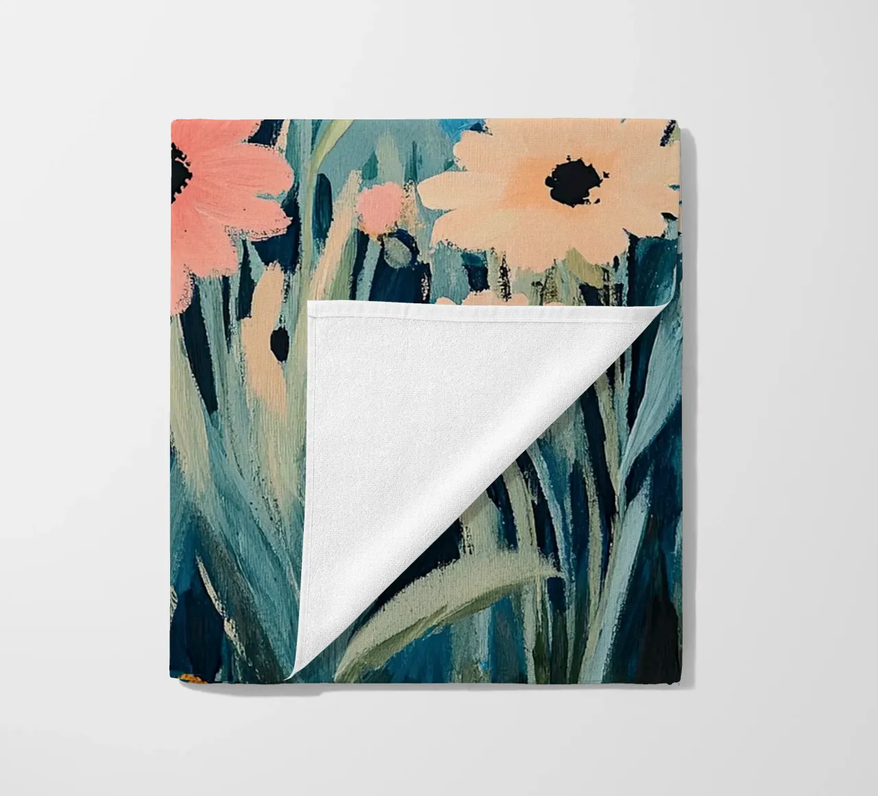 Fiori di leopardo telo mare da Nikis Art Studio