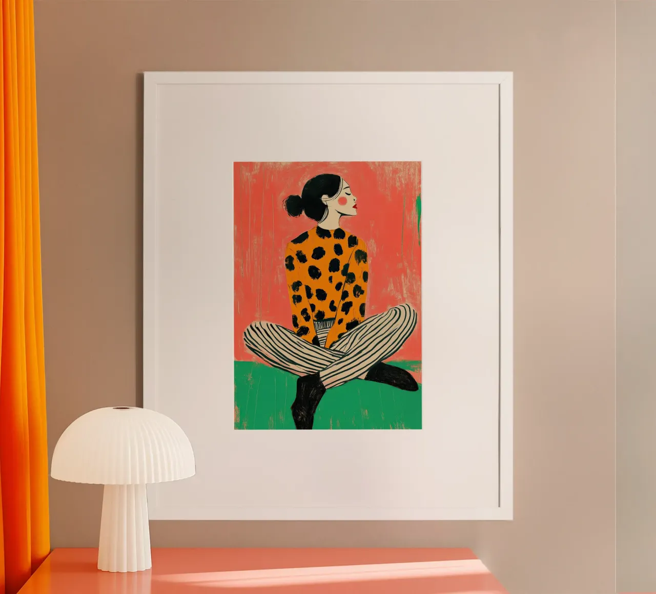 Look leopardato carta hahnemühle da Nikis Art Studio