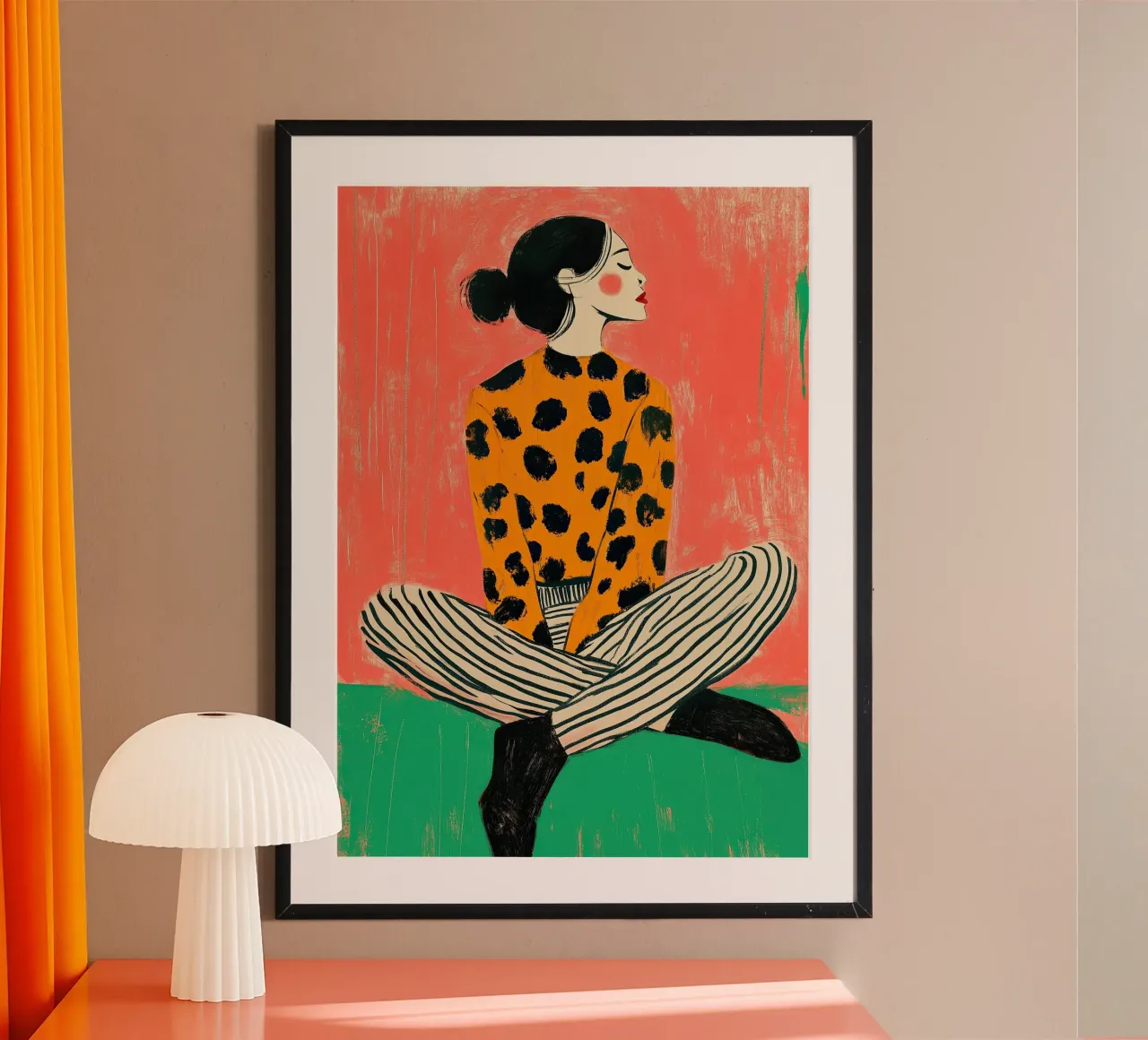 Look leopardato carta hahnemühle da Nikis Art Studio