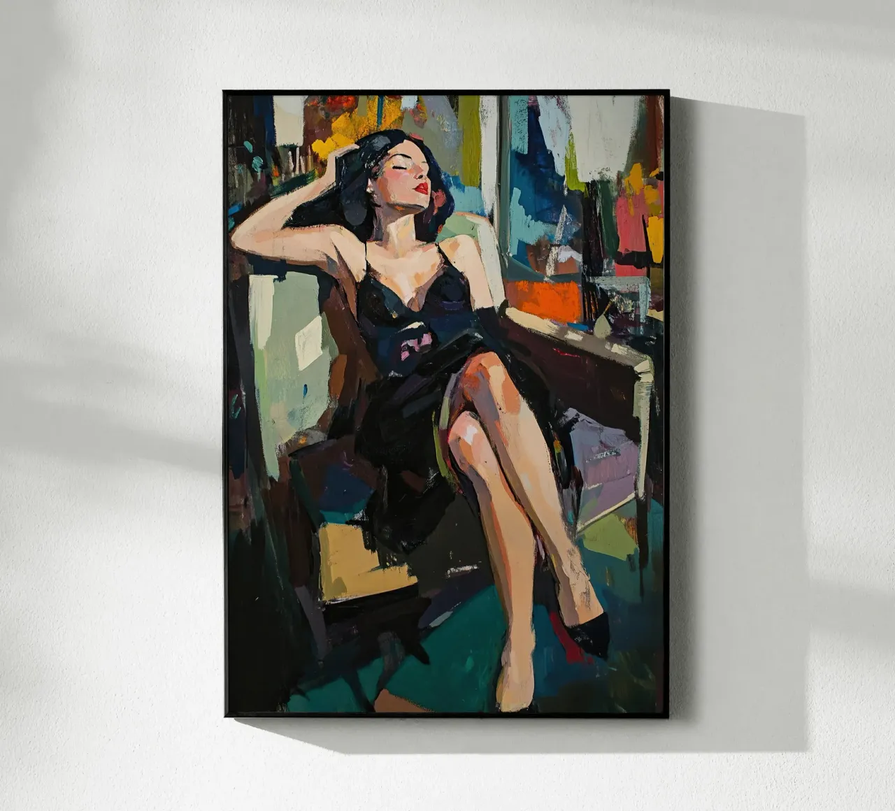 Abito nero plexiglass da ArtByNiki