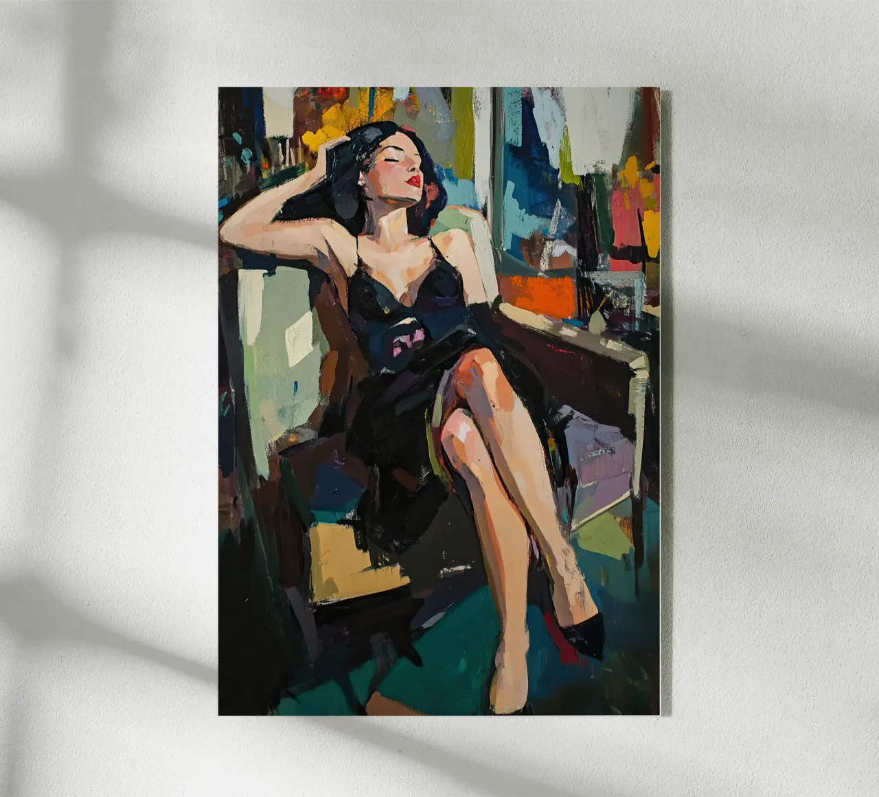 Abito nero plexiglass da ArtByNiki