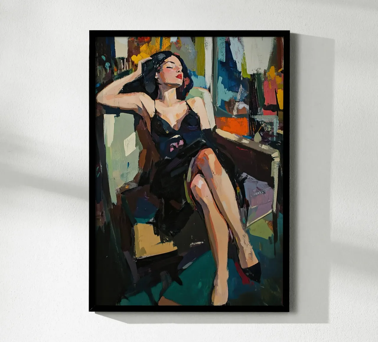 Abito nero poster da ArtByNiki