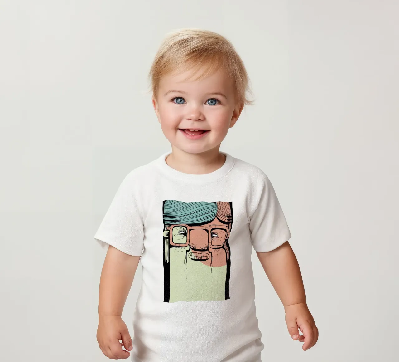 THE TEENAGER baby t-shirt by Caio Beltrão