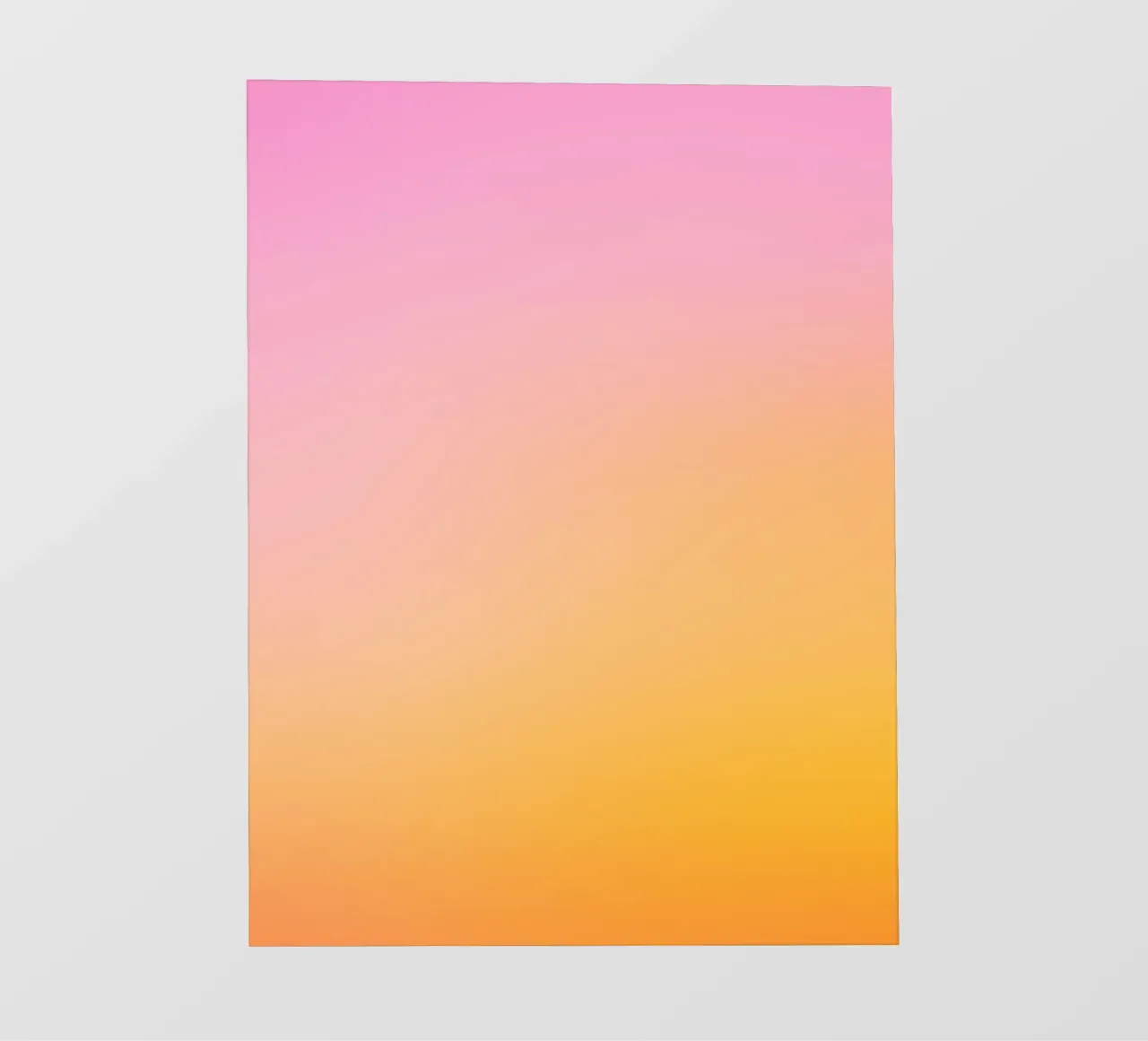 Alba ottimista Rosa e Giallo Gradiente sognante telo in pvc da Dominique Vari Abstract