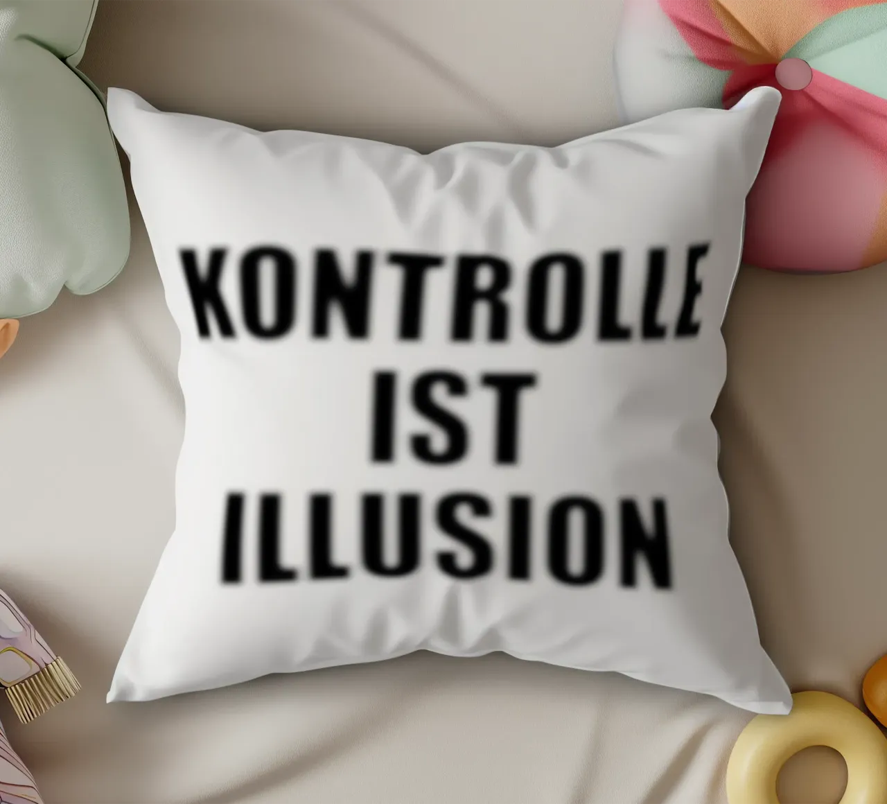 Kontrolle Ist Illusion cuscino da Hey Vincent