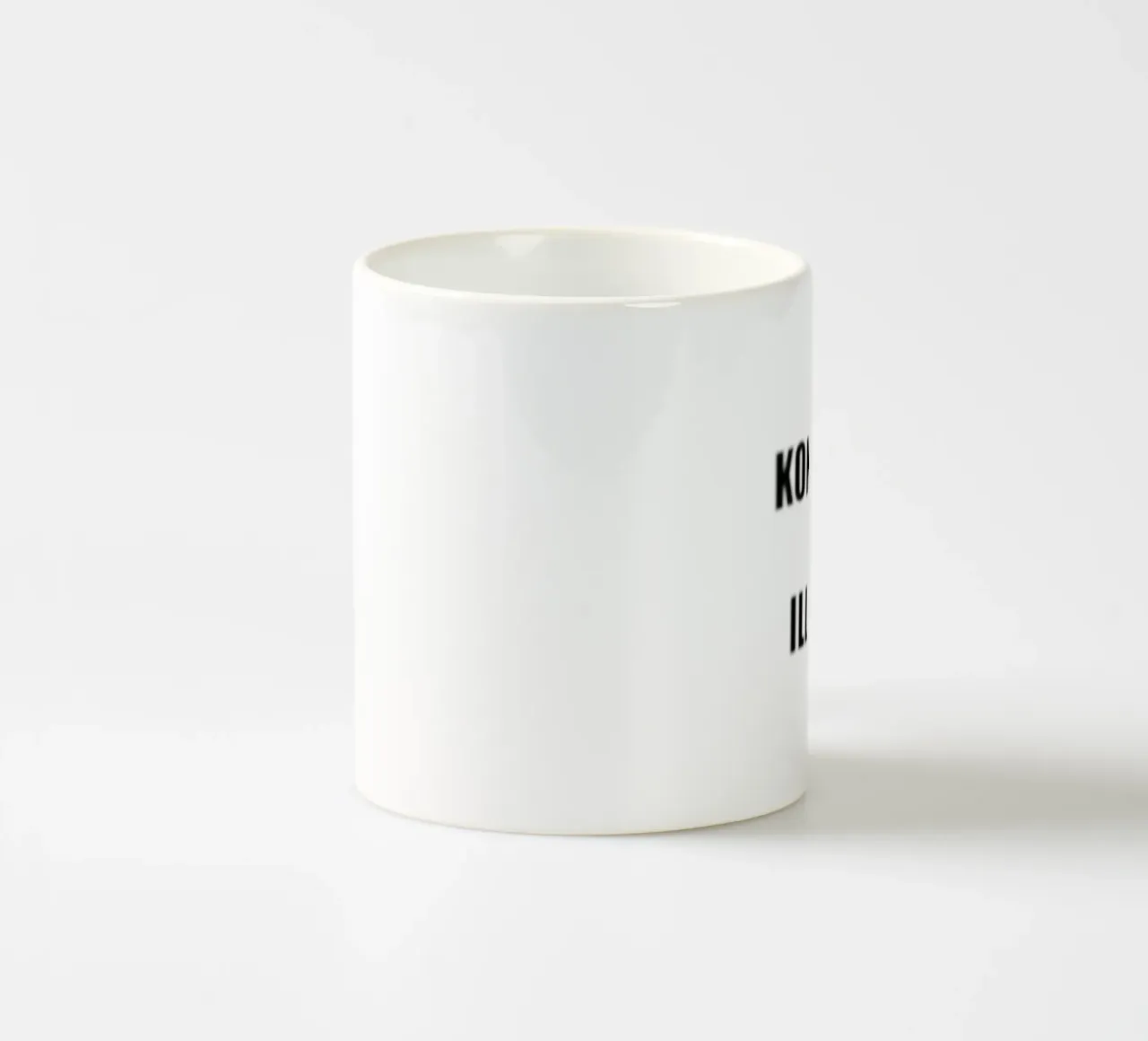Kontrolle Ist Illusion tazza in ceramica da Hey Vincent