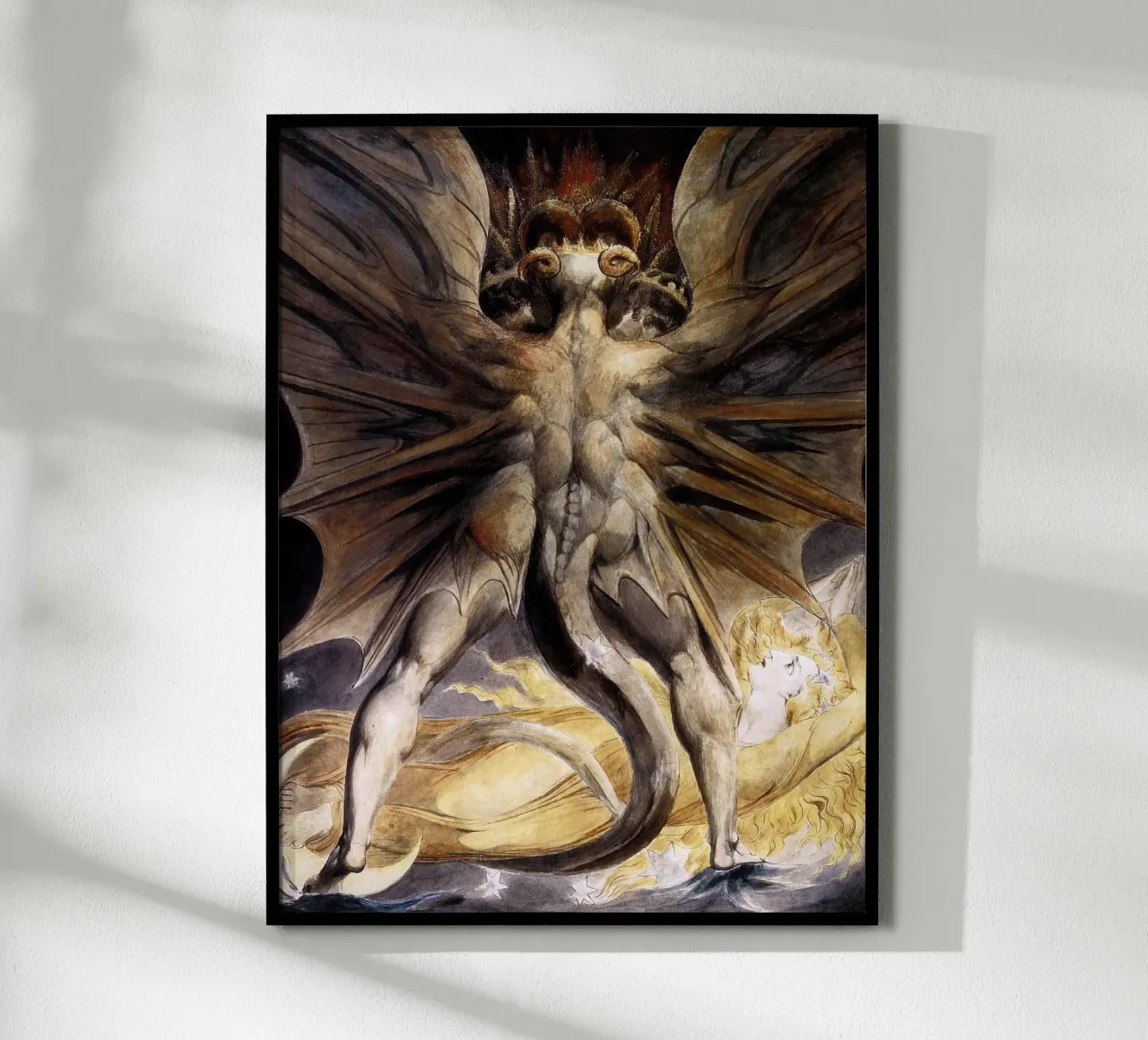 William Blake - Il grande drago rosso carta hahnemühle da William Store