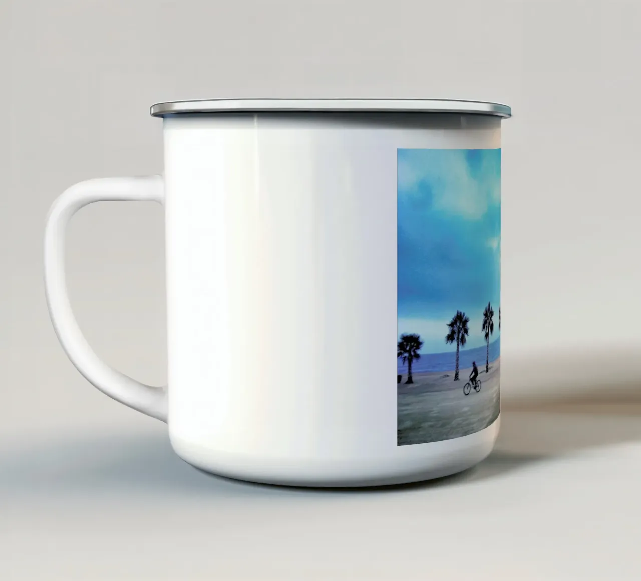 Costa Brava Beach tazza in smalto da Sattrup & Høst