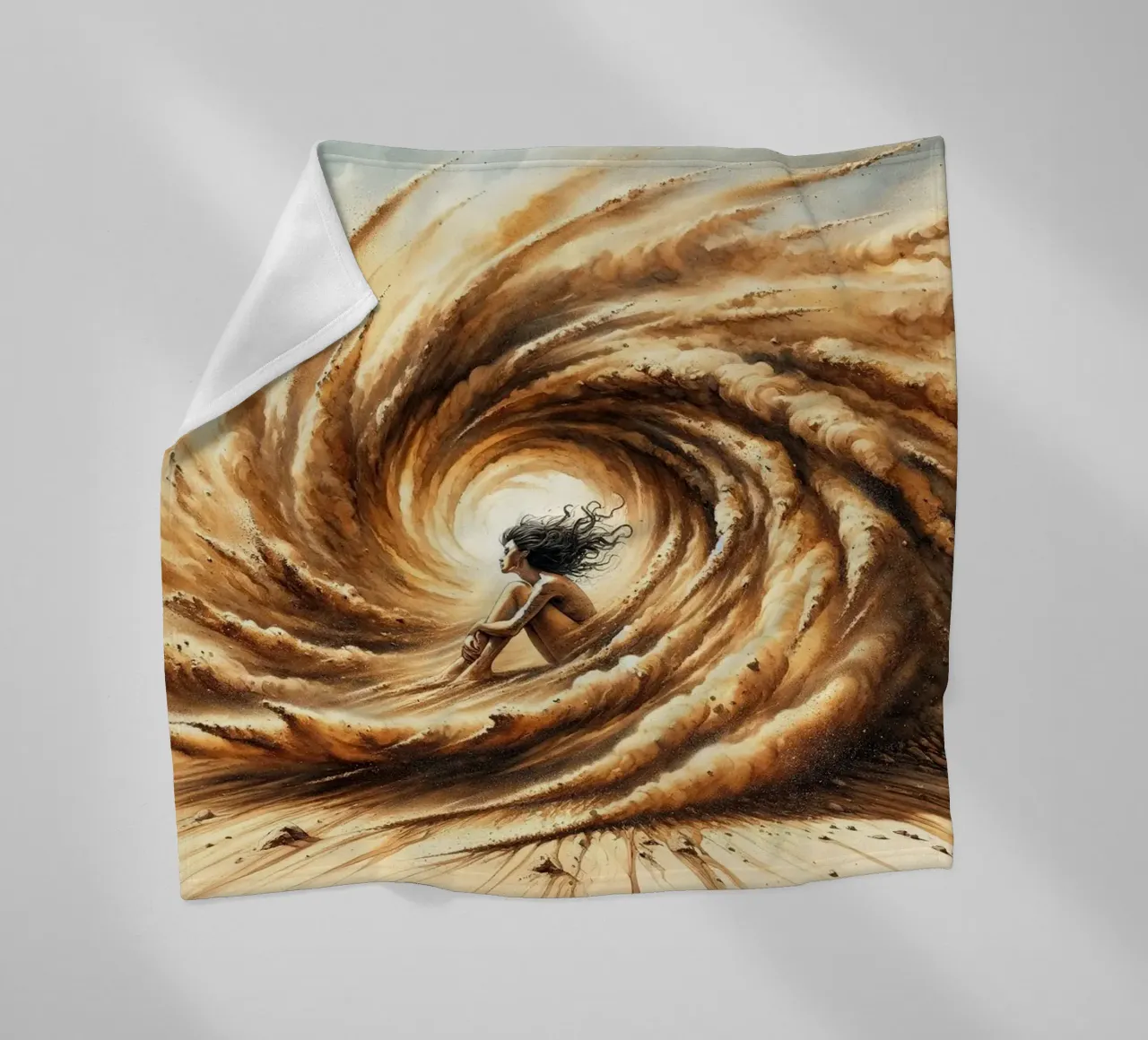 L'abbraccio della tempesta del deserto coperta in pile da Chromatic Fusion Studio