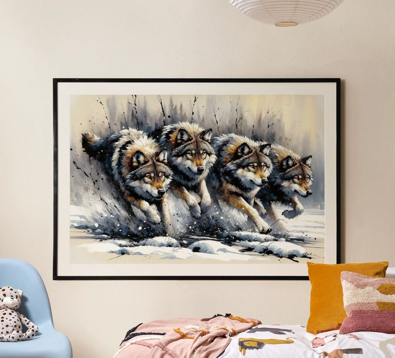 Echos im Frost Poster von Chromatic Fusion Studio