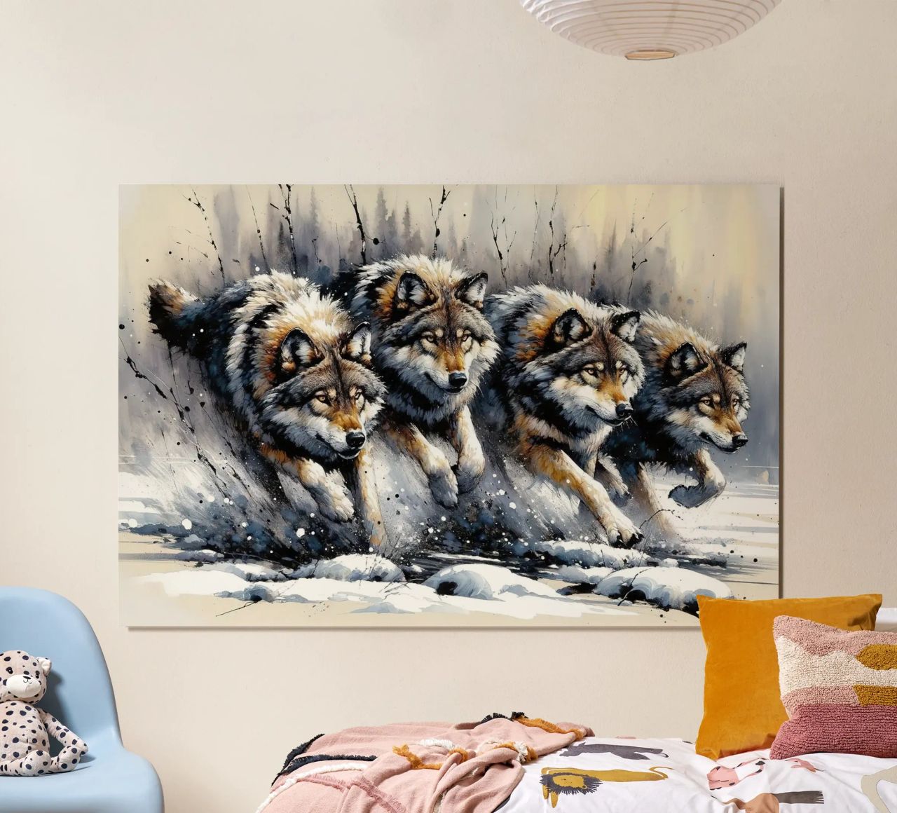 Echos im Frost Poster von Chromatic Fusion Studio