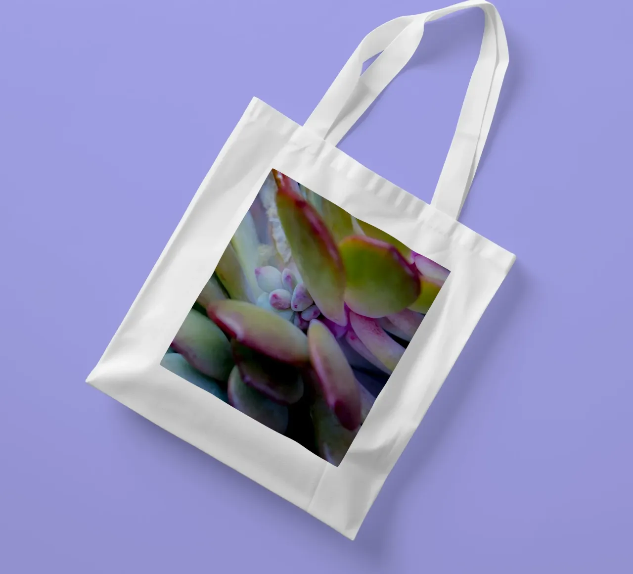 Succulent detail tote bag by Teresa André