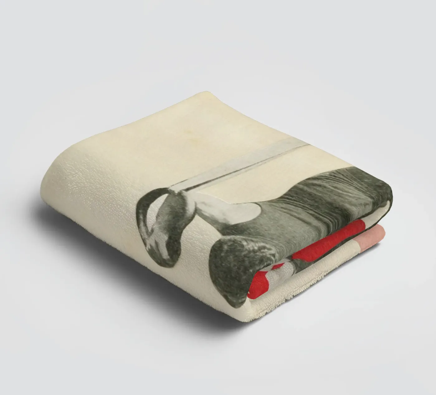 stille badhanddoek van Cassia Beck Collage