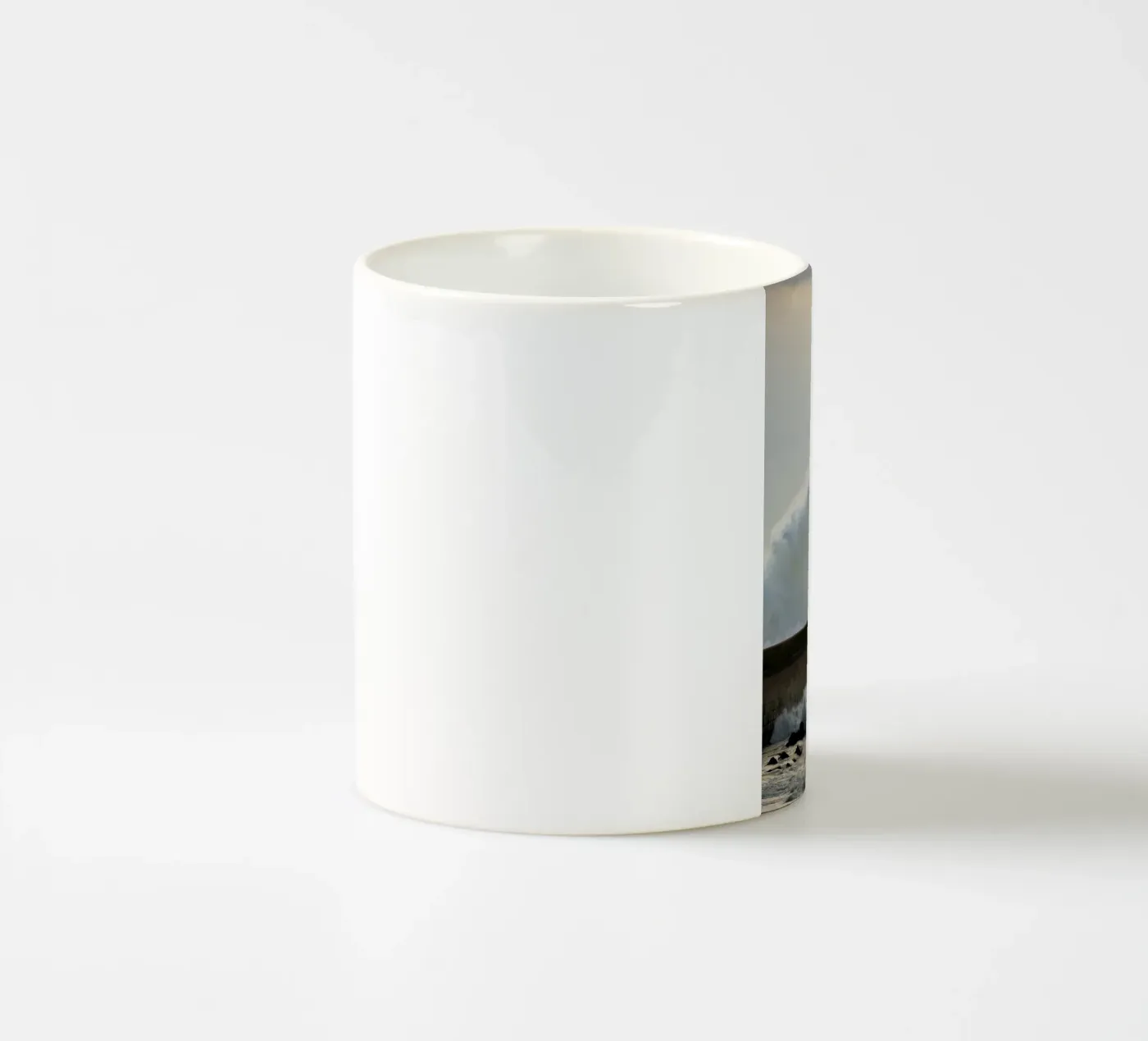 Lighthouse ocean ceramic mug by Teresa André