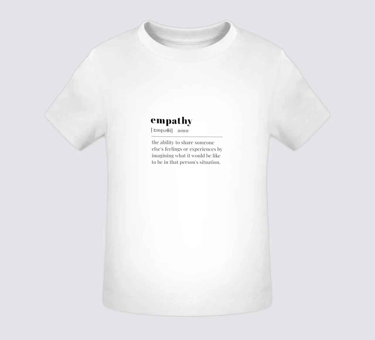 empathy maglietta neonato da pilotpegasus