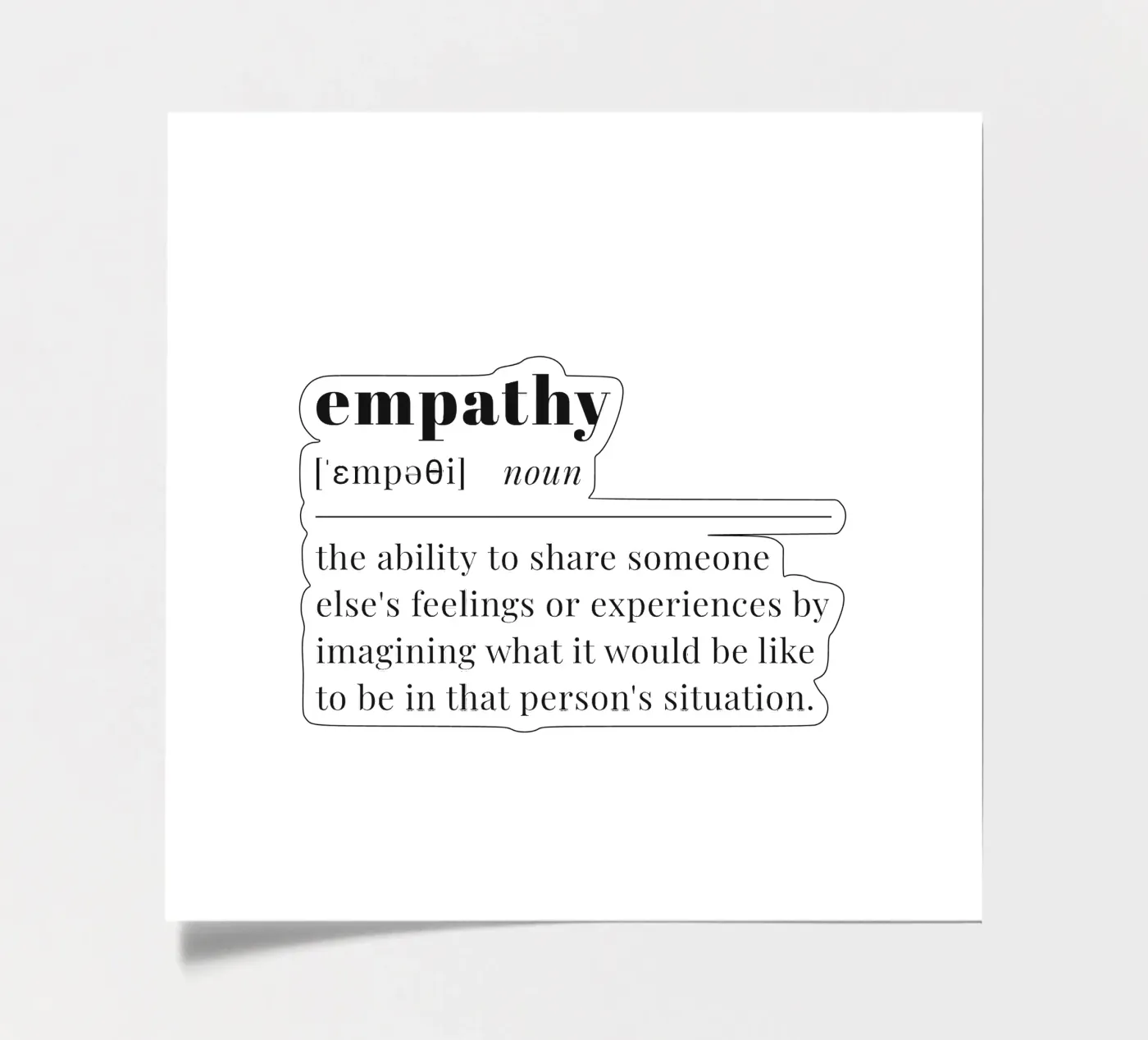 empathy sticker sheet by pilotpegasus